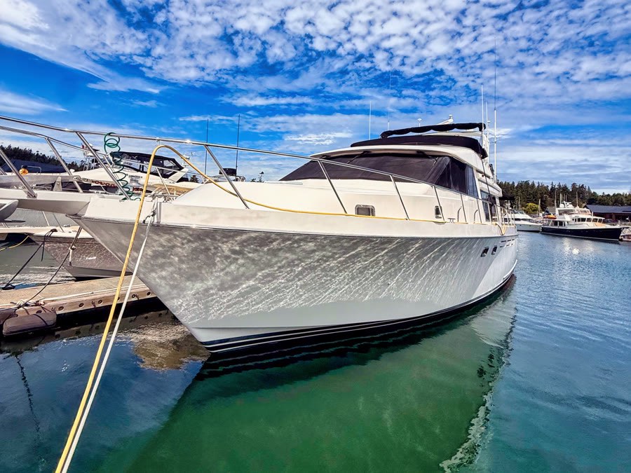 Ocean Alexander 548 at her berth